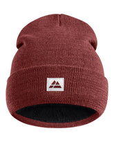 DANISH ENDURANCE Fisherman Beanie red close-up shows cozy knit texture and warmth