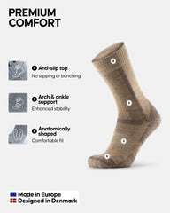 DANISH ENDURANCE hiking socks winter-use keep feet warm through chilly days.