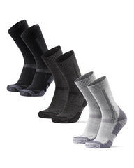 DANISH ENDURANCE hiking-socks-womens-merino-wool multicolor design adds warmth and comfort.