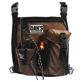 DAN'S Hunting Gear chest pack front view showcases organized pockets for quick gear access.