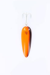 Dardevle Eppinger 77 Jack-O-Lantern fishing lure - front view