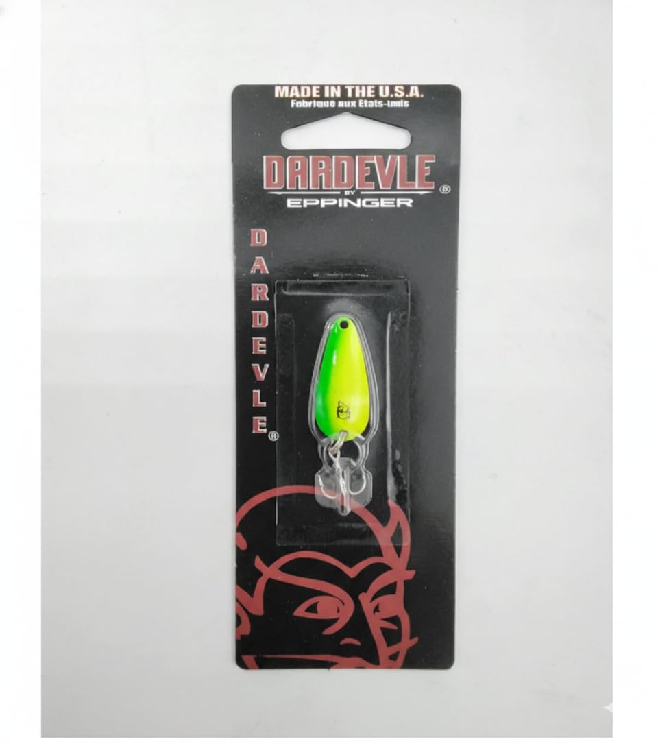 Dardevle Lil Devle Nickel Back 1/8 oz spoon lure — durable American-made craft designed for dependable strikes.