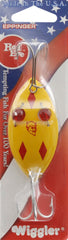 Dardevle Red Eye Wiggler Brass Back Fishing Spoon lure