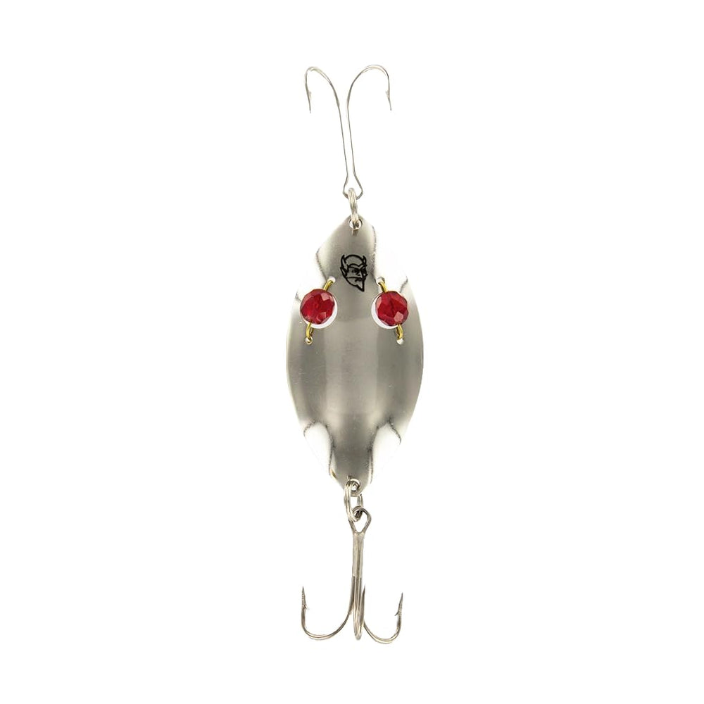 Dardevle Red Eye Wiggler nickel back lure, great for pike and bass casting.