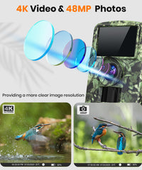 Dargahou trail camera 130 degree wide angle lens broadens monitoring coverage