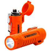 Dark Energy Plasma Lighter dual-arc beam for reliable ignition in windy conditions.