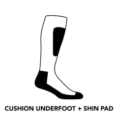 Darn Tough Function X merino-wool sock provides warmth and moisture management.