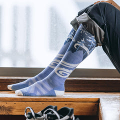Darn Tough Swirlwind cushioned fit, ideal for long ski sessions