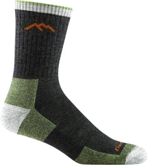 Darn Tough Vermont 1466 micro crew sock front view enhances hiking comfort