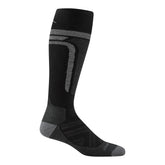 Darn Tough Vermont Edge OTC midweight sock laid flat, highlighting premium merino blend for all-day comfort