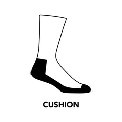 Wearing Darn Tough Homer Crew socks with boots for a secure, comfortable fit