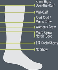 Darn Tough Vermont breathable crew socks for hiking support during long days.