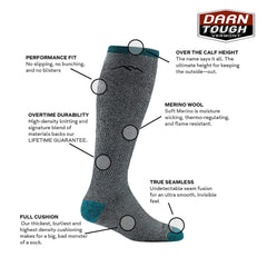 Merino wool blend detail for breathable warmth
