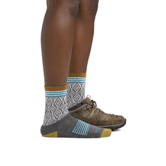 Darn Tough Vermont Sobo Micro Crew Charcoal knit-detail highlights premium construction for real-world comfort