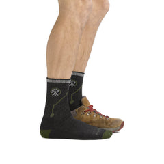 Darn Tough Vermont Style 1956 midweight cushion sole detail highlights reinforced heel and underfoot padding.