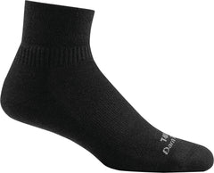Darn Tough Vermont Tactical Quarter Light Socks worn on trail-ready feet during a hike.