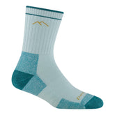 Darn Tough Vermont Coolmax cushion socks Glacier top view for all-day comfort