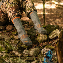 Darn Tough Vermont sock close-up showing true seamless toe for a smooth, irritation-free fit.