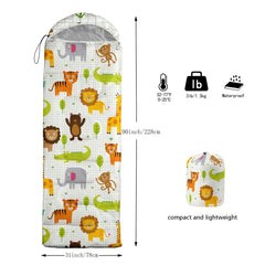 Datura Home sleeping bag compression sack for easy packing and portability.