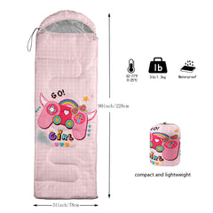 Datura Home sleeping bag packed in compression sack for easy travel