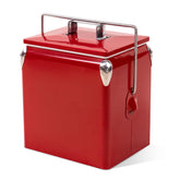 Dazefree Retro Cooler 14 Quart front view keeps drinks cold outdoors.