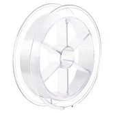 Dazlute clear fishing line spool showing 0.3mm diameter, 328 ft length