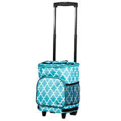 dbest Ultra Compact Cooler Smart Cart holds 36 cans for groceries