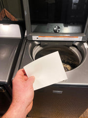 DEAD DOWN WIND sheets dissolve quickly for clean clothes and odor elimination.
