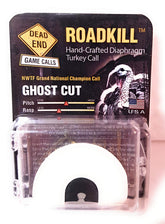 Dead End Roadkill Ghost Cut mouth call close-up shows three-reed latex and easy kee-kee capability