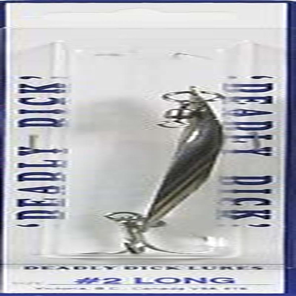 Deadly Dick 2L-01 Long Silver lure for surf casting and trolling success