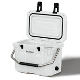 DEAPRULL 30QT cooler main compartment for road trips.