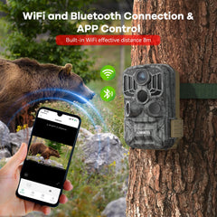 DEATTI trail camera 2in LCD displays previews on-device for quick checks