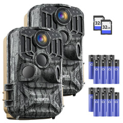 DEATTI trail camera 48MP night vision delivers sharp wildlife photos after dark
