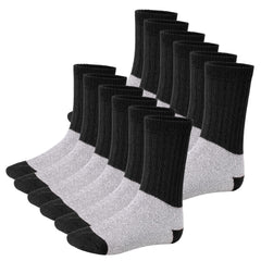 Debra Weitzner 12-pair thermal socks front view providing cozy warmth for extreme cold days