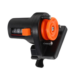 DECHOUS digital line counter display shows precise length for line control on the rod.