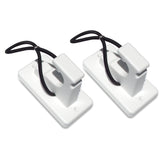Deep Blue Marine rod-gaff-dock-line-holder on deck keeps gear secure.