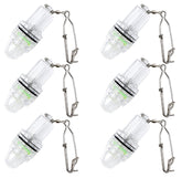 Deep drop fishing light green LED 6-pack set