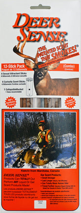 Deer Quest Scents combo pack with sticks and collapsible bucket for controlled scent dispersion