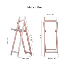 DEERACE wooden archery target stand detailed close-up highlights smooth pine finish and durable construction.