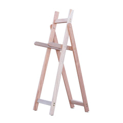 DEERACE wooden archery target stand setup shows stable base for backyard practice sessions.