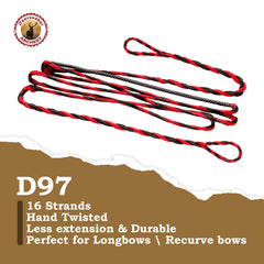 Deerseeker Flemish D97 16-strand center-serving 2-84mm emphasizes precise arrow nocking