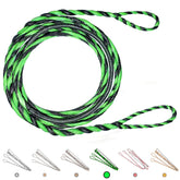 Deerseeker Outdoor Flemish D97 bowstring close-up showing durable fibers for stable arrow flight
