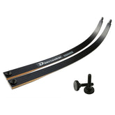 Deerseeker Outdoor takedown recurve limbs front view for quick setup and smooth shooting.