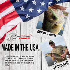 Delong Lures Tadpole crappie lure with scent for panfish success