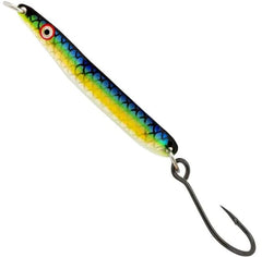 Delta Tackle Gibbs Delta Wee G Spoon Herring Aide casting in water boosts visibility and action.