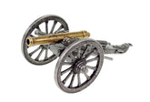 Denix 1861 US Civil War mini cannon barrel detail for collectors.