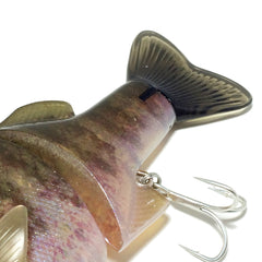 Deps BULLSHOOTER 160 Natural Ghost Gill lure - angled view