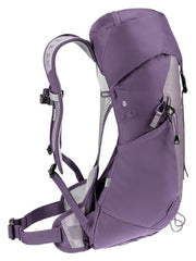 Deuter Aircomfort back system highlights airflow and lightweight comfort during ascent.