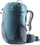 Deuter aircomfort mesh-back system for cooler hiking comfort.