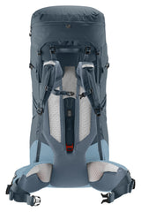 Deuter Aircontact Core 65+10 ink shoulder straps highlight load transfer